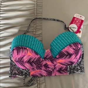 Hula Honey Women’s Strappy Push-up Bikini Top